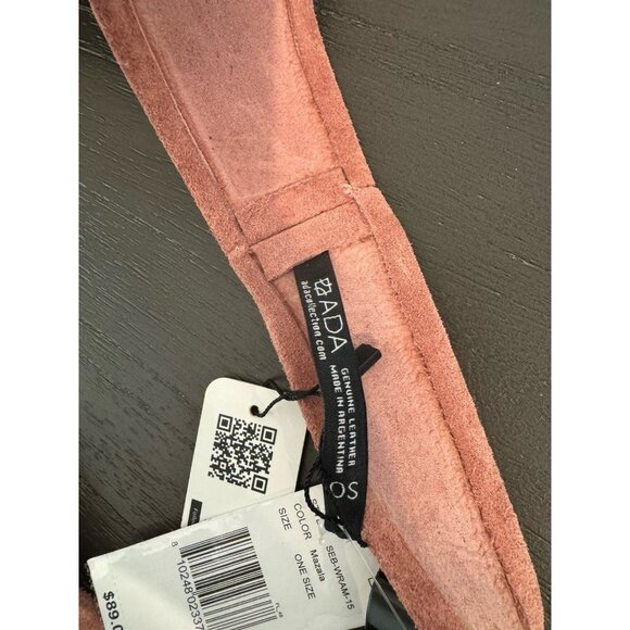 Womens ADA Wrap Belt Mazala Textured Leather $89 NEW